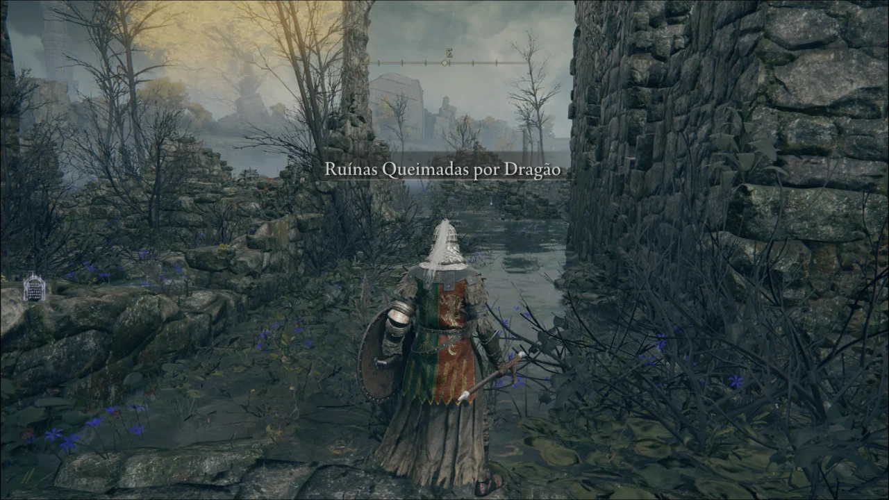 ELDEN RING - RUÍNAS QUEIMADAS POR DRAGÃO