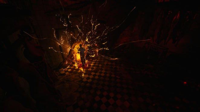 The Medium -  Use o Spirit Blast para abrir a porta.