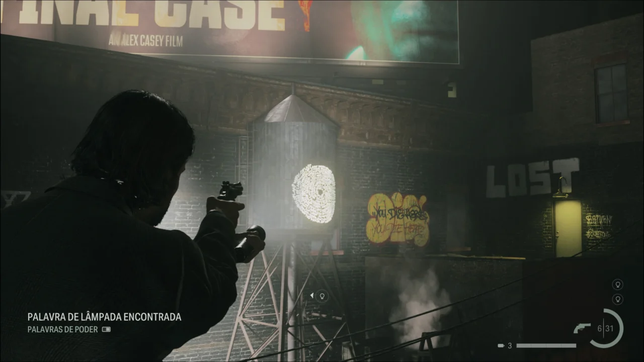 ALAN WAKE 2 - PALAVRA DE LÂMPADA 4/9