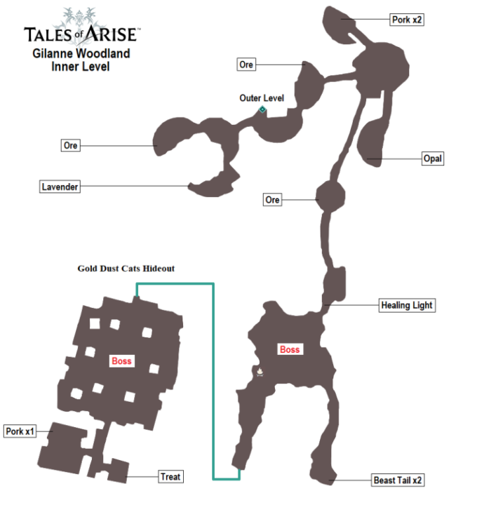 TALES OF ARISE - BOSQUE DE GILANE INTERNO