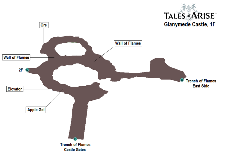 TALES OF ARISE - CASTELO GLANIMEDES 1F