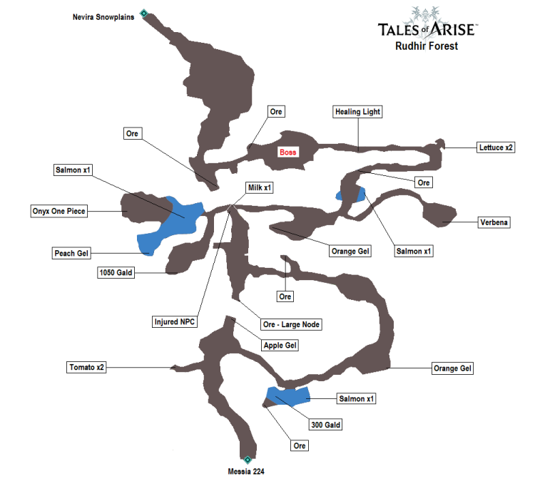 TALES OF ARISE - FLORESTA DE RUDHIR