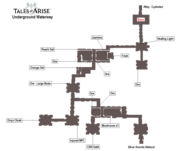 TALES OF ARISE - GALERIA SUBTERRÂNEA