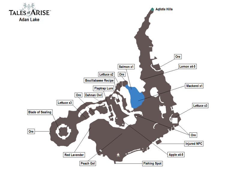 TALES OF ARISE - LAGO DE ADAN
