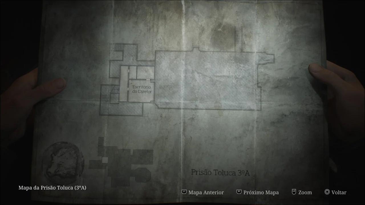 SILENT HILL 2 REMAKE - MAPA DA PRISÃO TOLUCA 3A