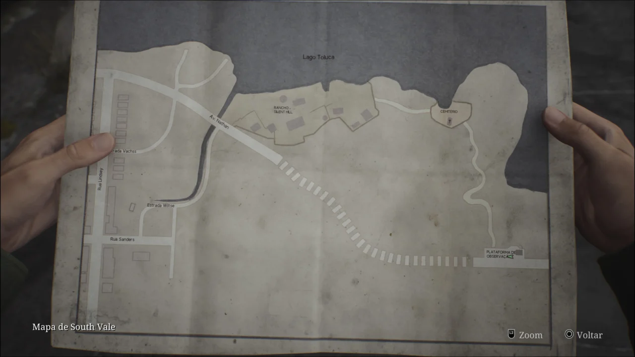 SILENT HILL 2 REMAKE - MAPA DE SOUTH VALE