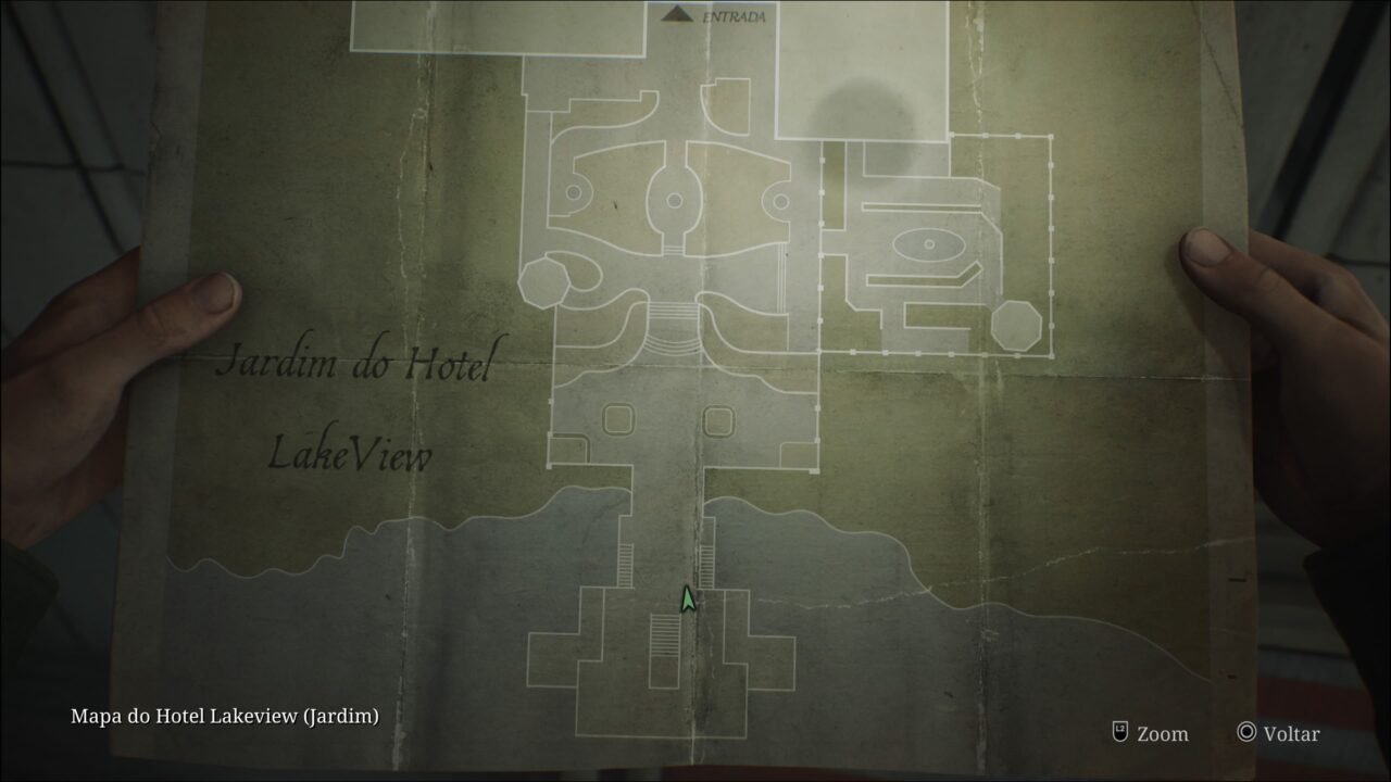 SILENT HILL 2 REMAKE - MAPA DO HOTEL LAKEVIEW JARDIM