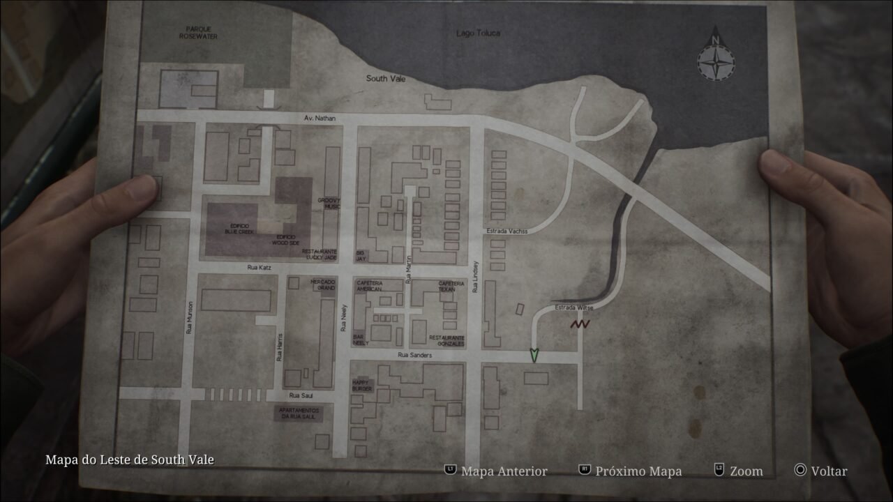 SILENT HILL 2 REMAKE - MAPA DO LESTE DE SOUTH VALE