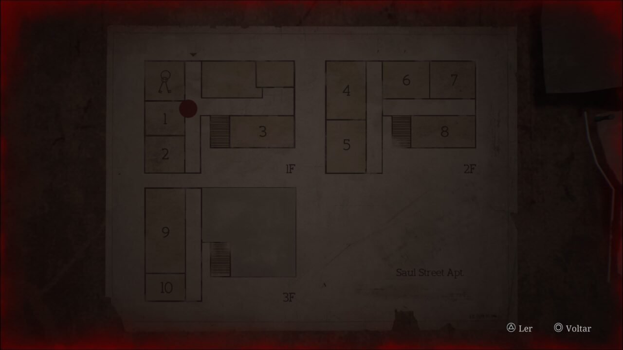 SILENT HILL 2 REMAKE - MAPA DOS APARTAMENTOS DA RUA SAUL