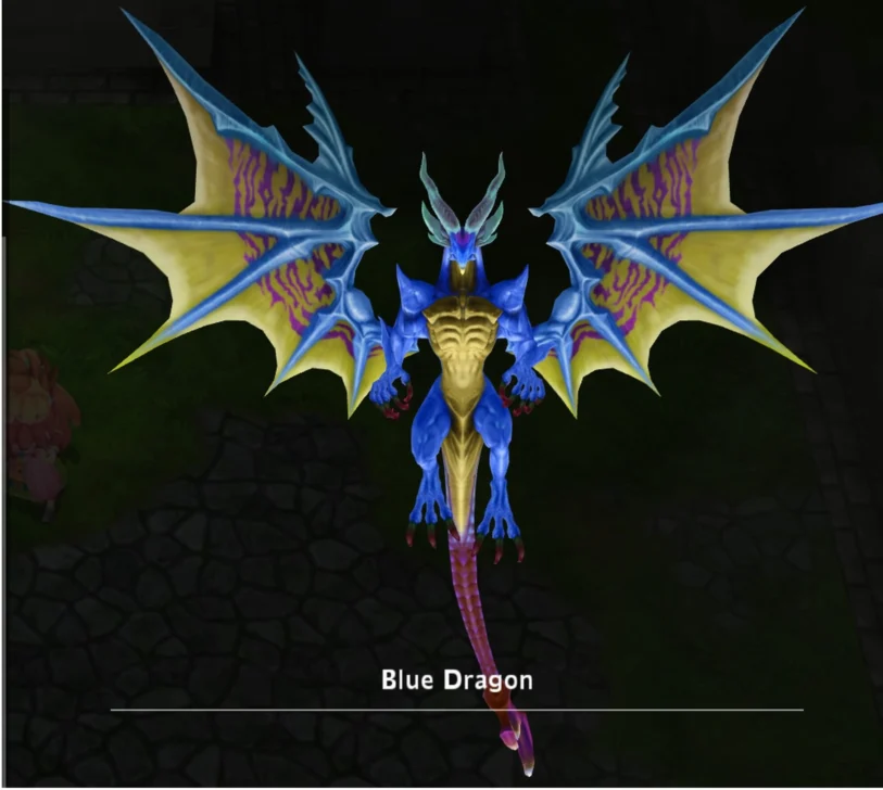 SECRET OF MANA - BLUE DRAGON