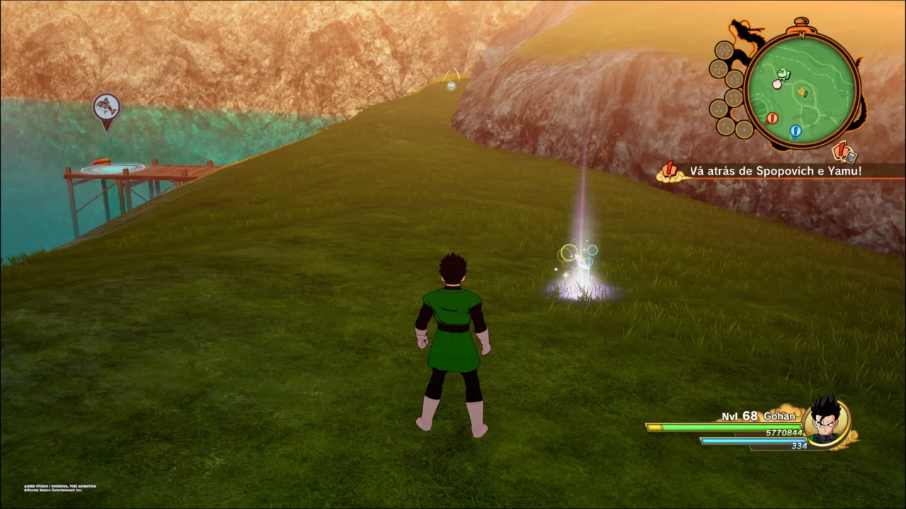 DRAGON BALL Z KAKAROT - GOKU VIRA MACACO!