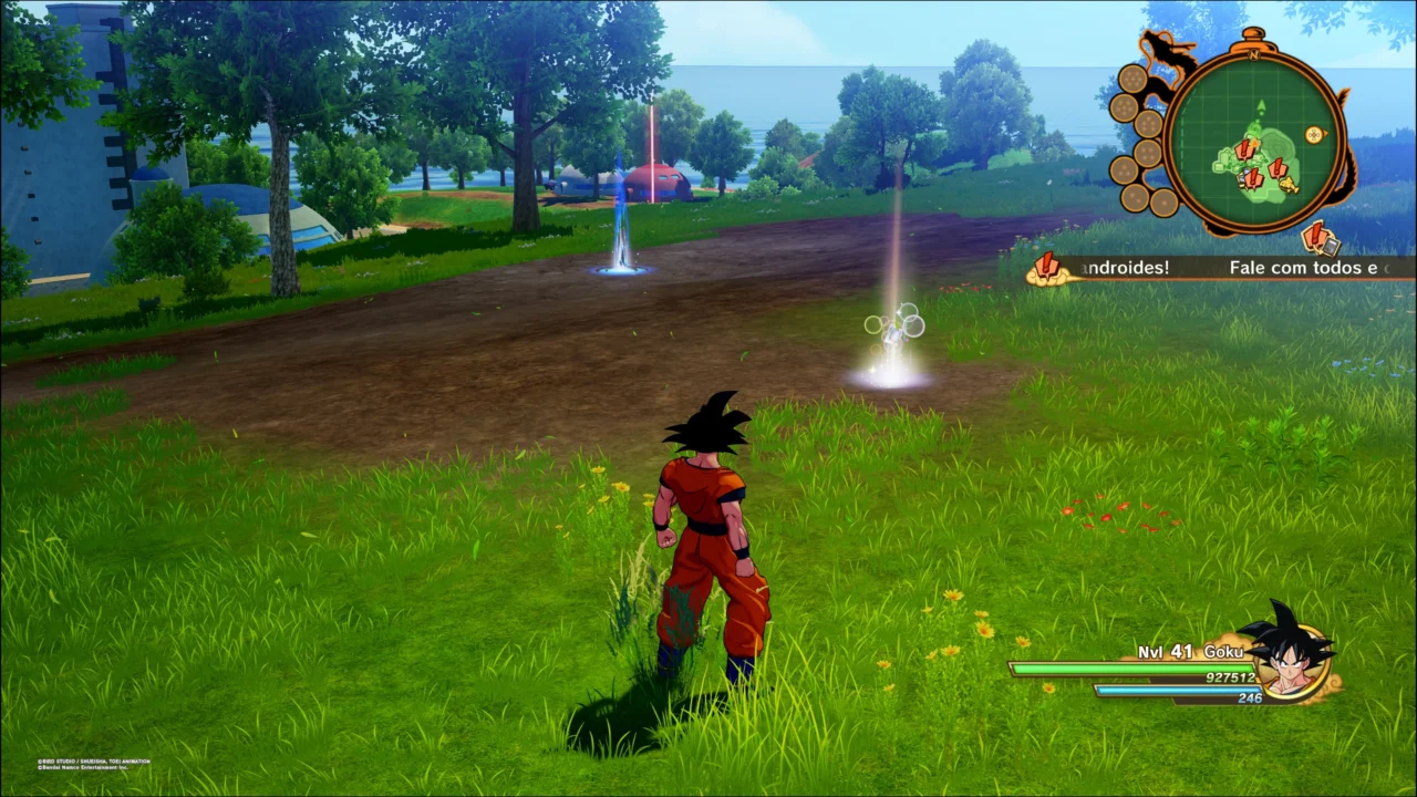DRAGON BALL Z KAKAROT - LUTANDO POR COMIDA