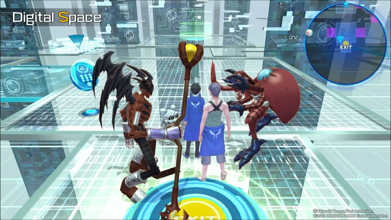 DIGIMON STORY HACKER'S MEMORY - AQUARIUM BACK DOOR