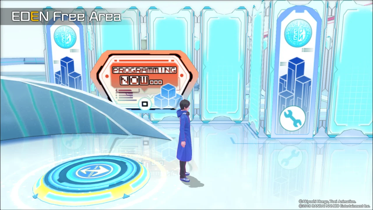 DIGIMON STORY HACKER'S MEMORY - EDEN FREE AREA