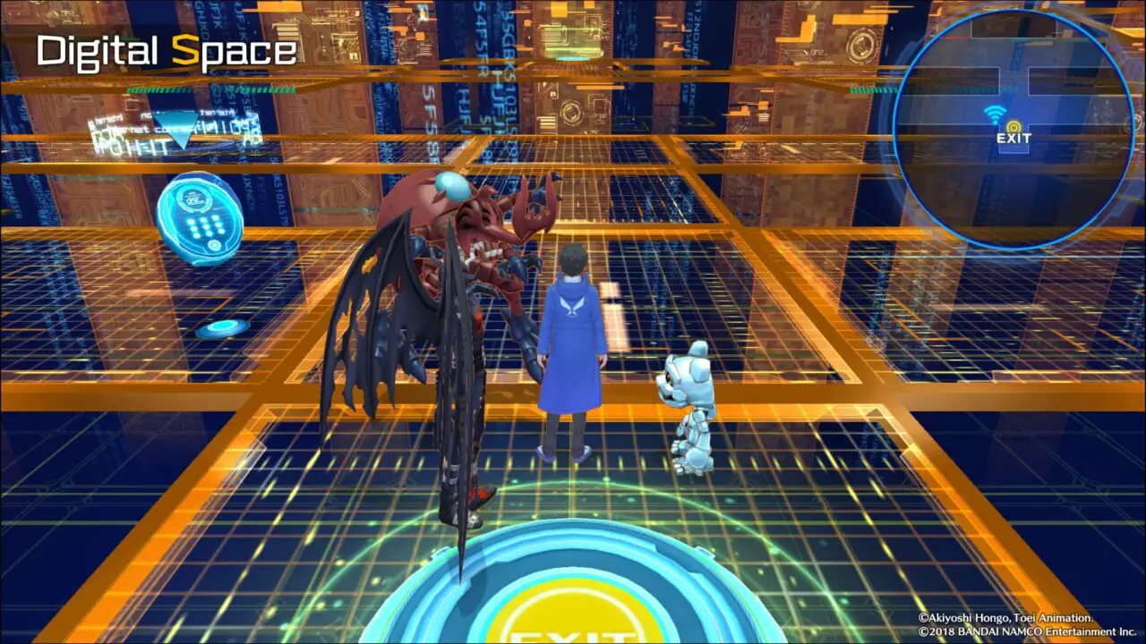 DIGIMON STORY HACKER'S MEMORY - K-CAFE CYBERSPACE