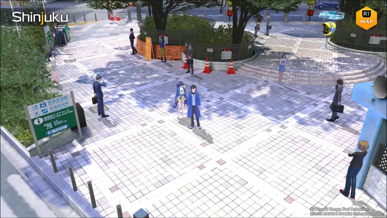 DIGIMON STORY HACKER'S MEMORY - SHINJUKU STATION SQUARE