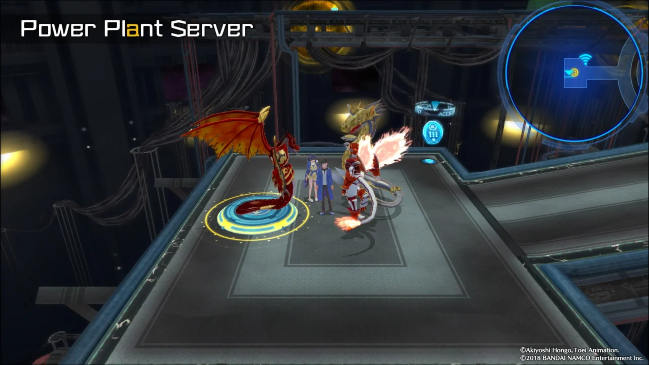 DIGIMON STORY HACKER'S MEMORY - POWER PLANT SERVER