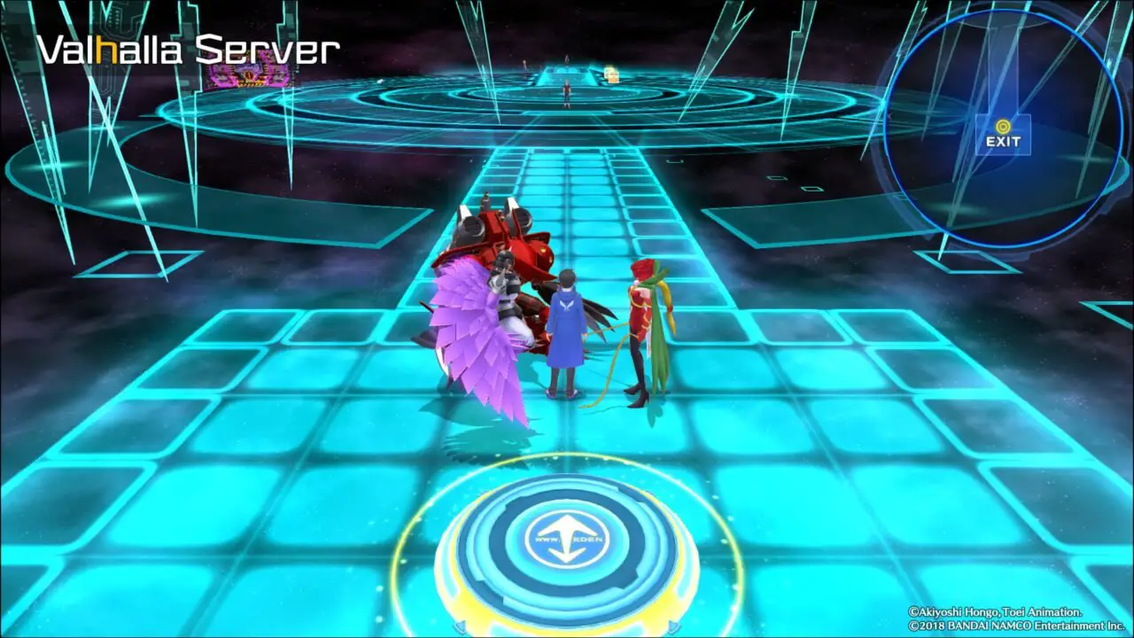 DIGIMON STORY HACKER'S MEMORY - VALHALLA SERVER