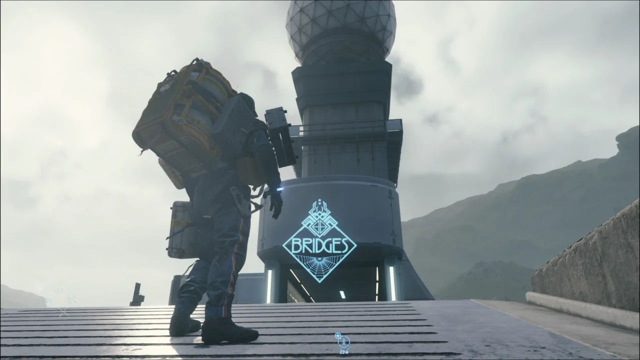 DEATH STRANDING - ESTAÇÃO DE ACESSO OESTE DE CAPITAL KNOT CITY