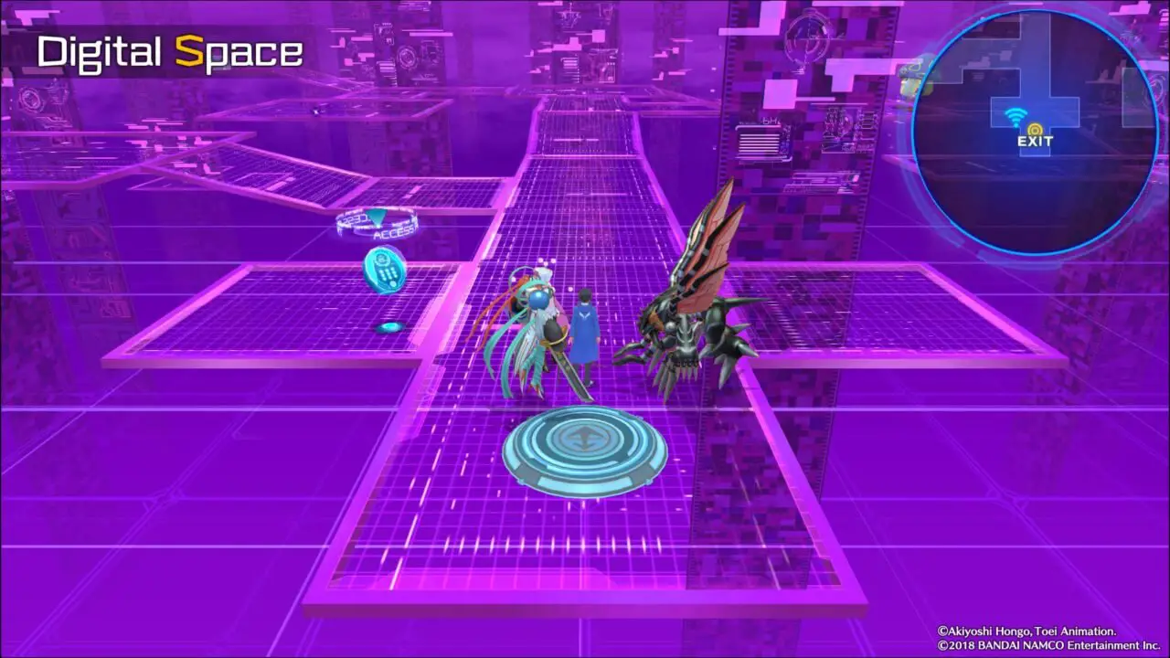 DIGIMON STORY HACKER'S MEMORY - K-CAFE CYBERSPACE