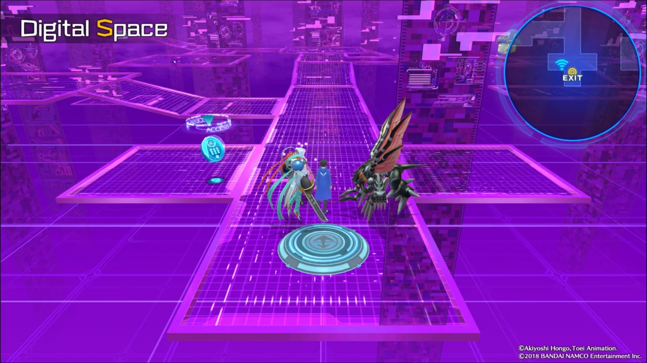 DIGIMON STORY HACKER'S MEMORY - K-CAFE CYBERSPACE