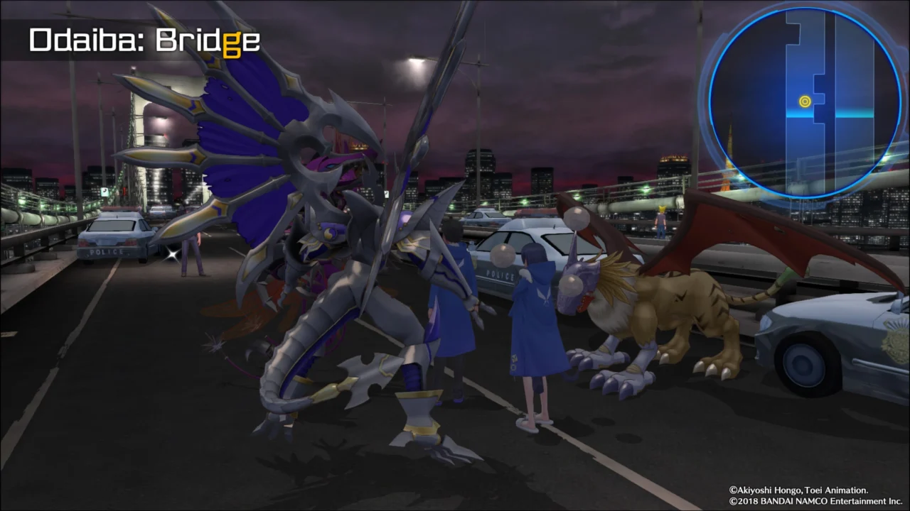 DIGIMON STORY HACKER'S MEMORY - ODAIBA BRIDGE
