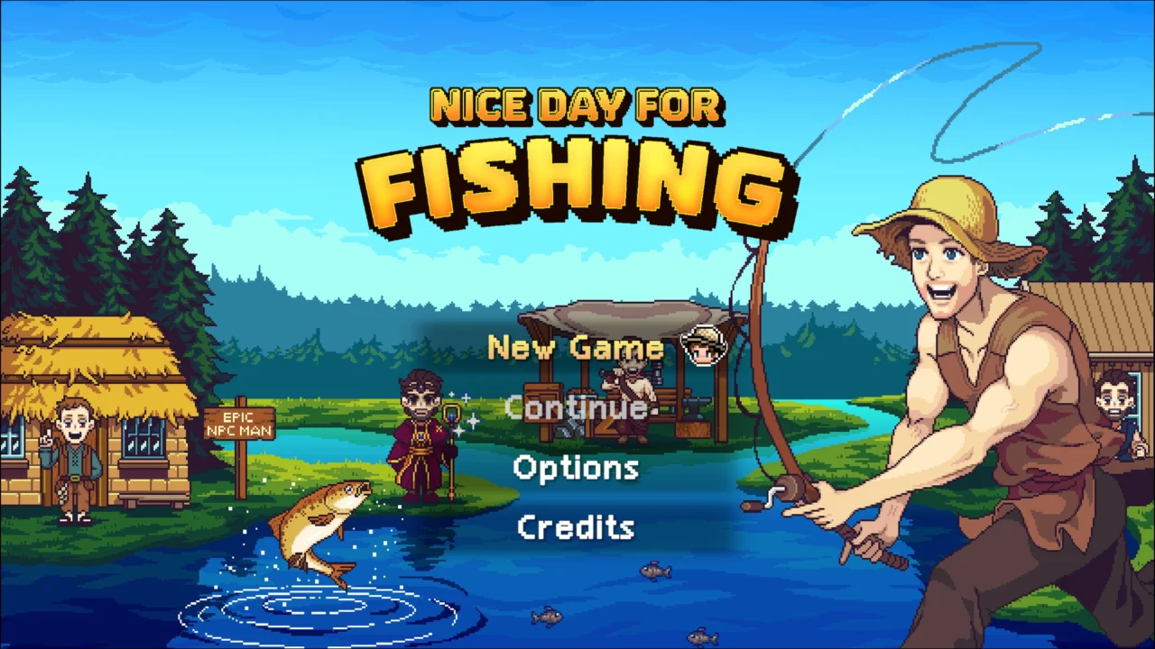 NICE DAY FOR FISHING - 1