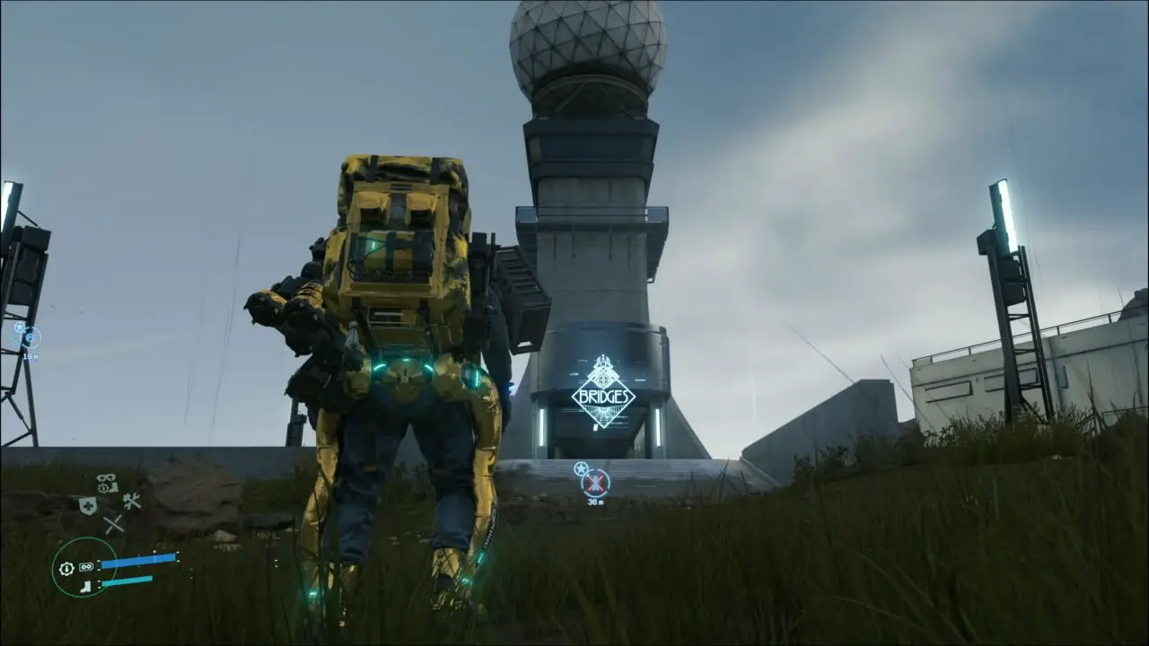 DEATH STRANDING - ESTAÇÃO DE ACESSO (NORTE DE MOUNTAIN KNOT CITY)