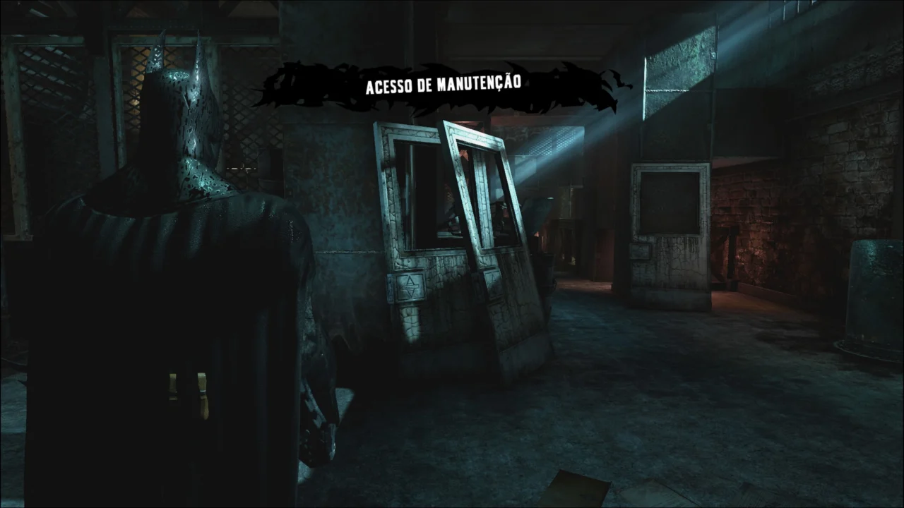 BATMAN ARKHAM ASYLUM - COVIL DO CROCODILO