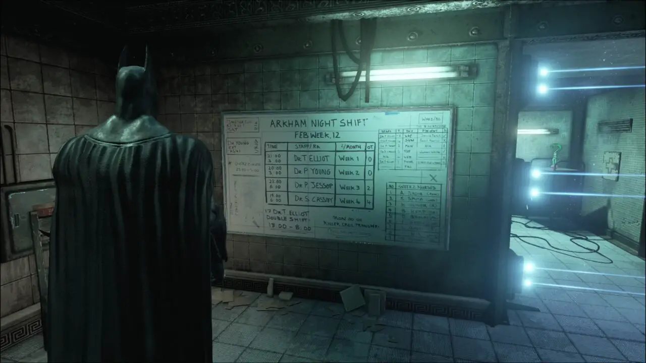 BATMAN ARKHAM ASYLUM - ENIGMA (CENTRO MÉDICO) 5/8