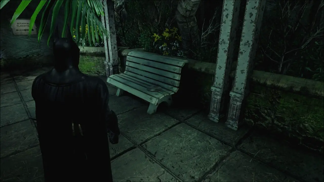 BATMAN ARKHAM ASYLUM - FITA DE ENTREVISTA (JARDIM BOTÂNCO) 1/5