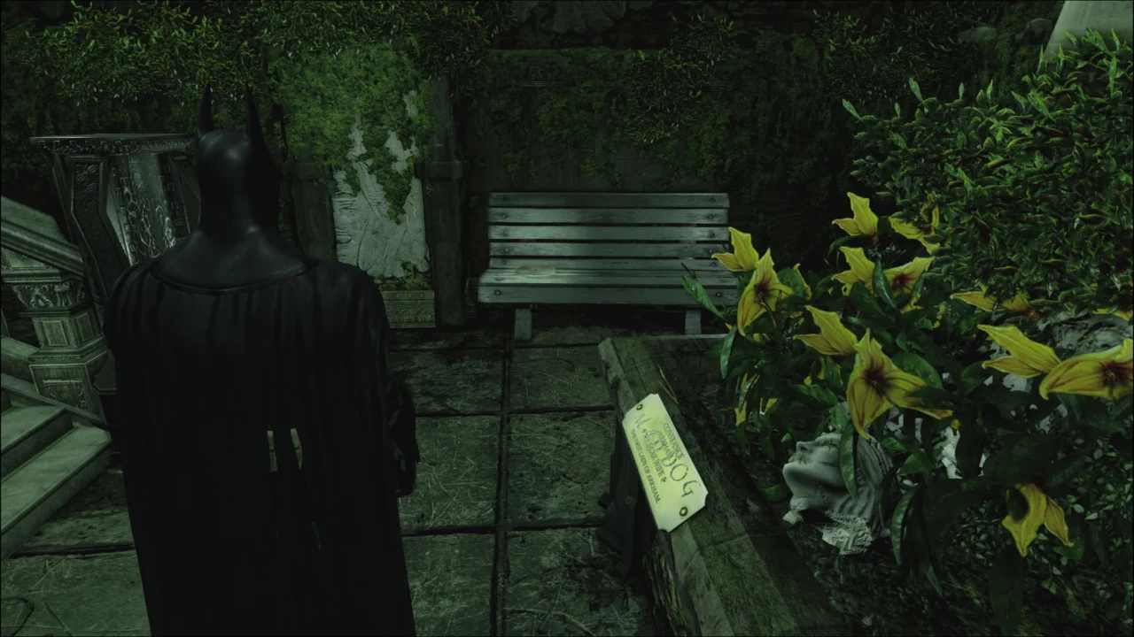 BATMAN ARKHAM ASYLUM - FITA DE ENTREVISTA (JARDIM BOTÂNCO) 4/5