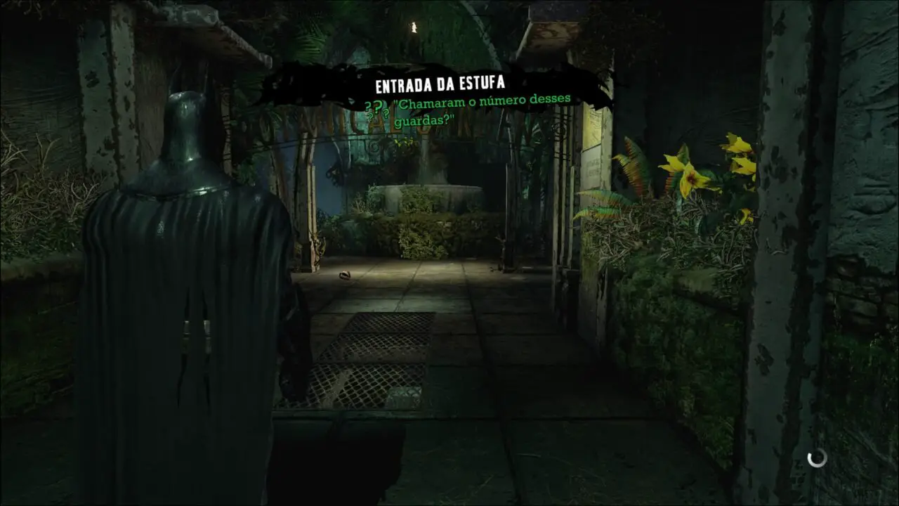 BATMAN ARKHAM ASYLUM - JARDIM BOTÂNICO