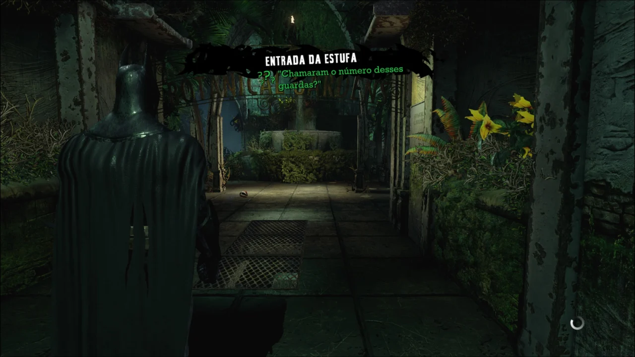 BATMAN ARKHAM ASYLUM - JARDIM BOTÂNICO