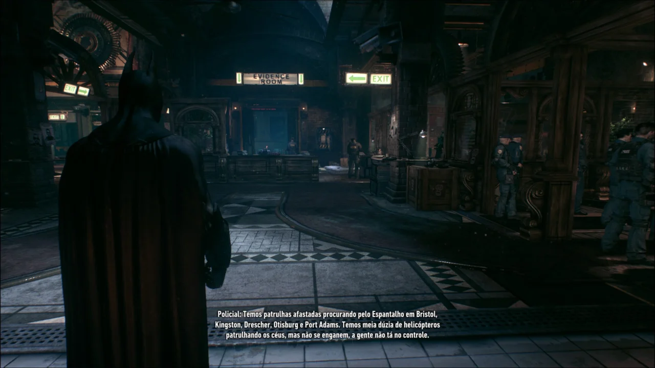 BATMAN ARKHAM KNIGHT - DELEGACIA DE POLÍCIA DE GOTHAM CITY